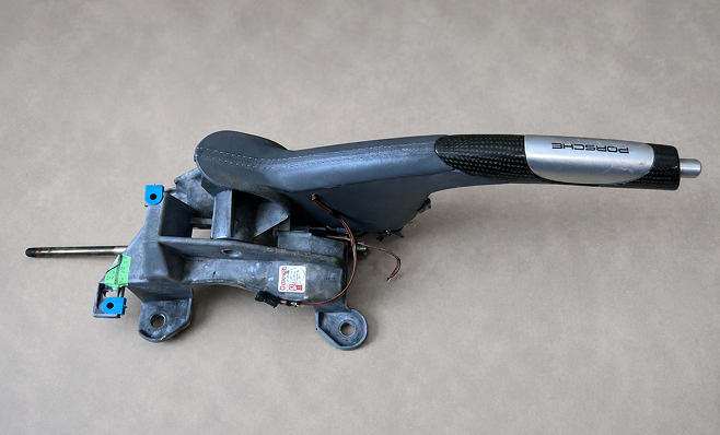Porsche Black Brake Caliper